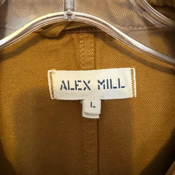 Alex Mil Garment Dyed Work Jacket in Recycled Denim - L - Picture 3 of 4